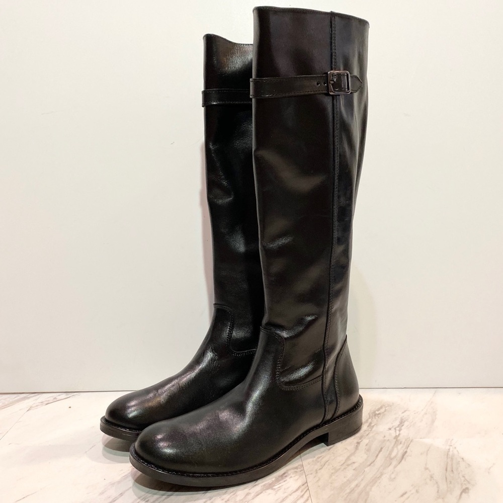 New! Italian Shoemakers Antonia Black Boot 6 1/2